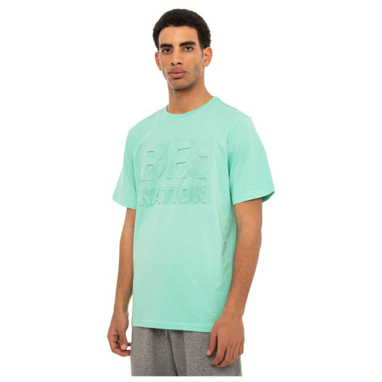 Be Nation Ανδρική κοντομάνικη μπλούζα Essentials Big Logo